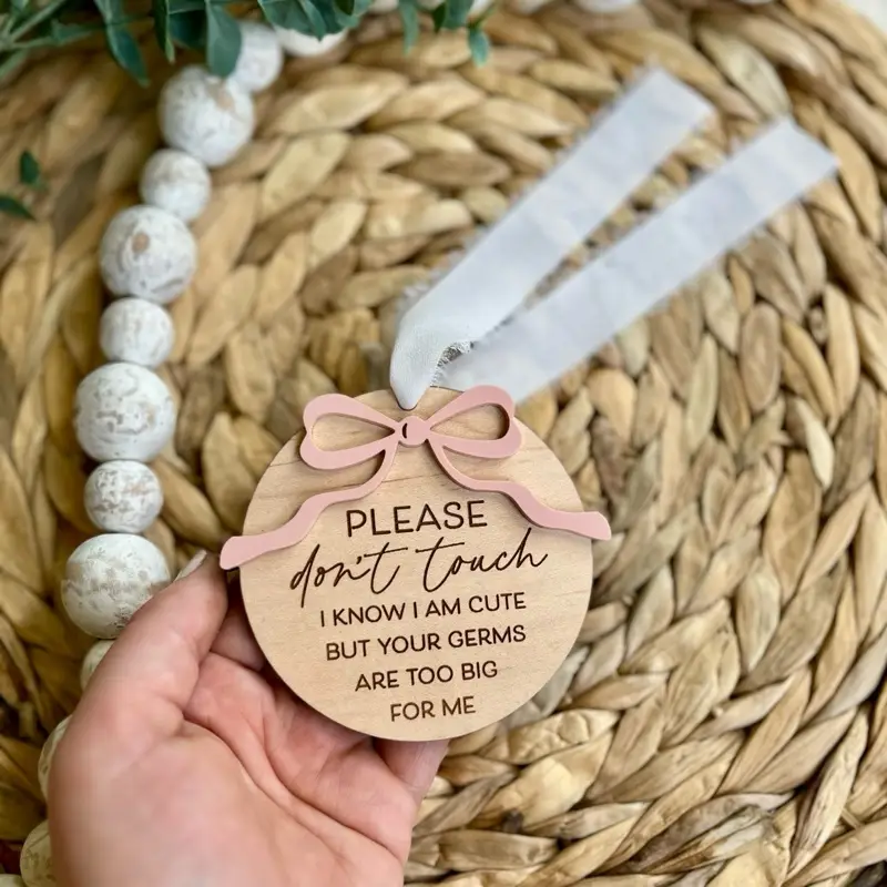 Please Don’t Touch Baby Tag, Don’t Touch Baby Germ Tag, Germ Car Seat Tag, Baby Shower Gift