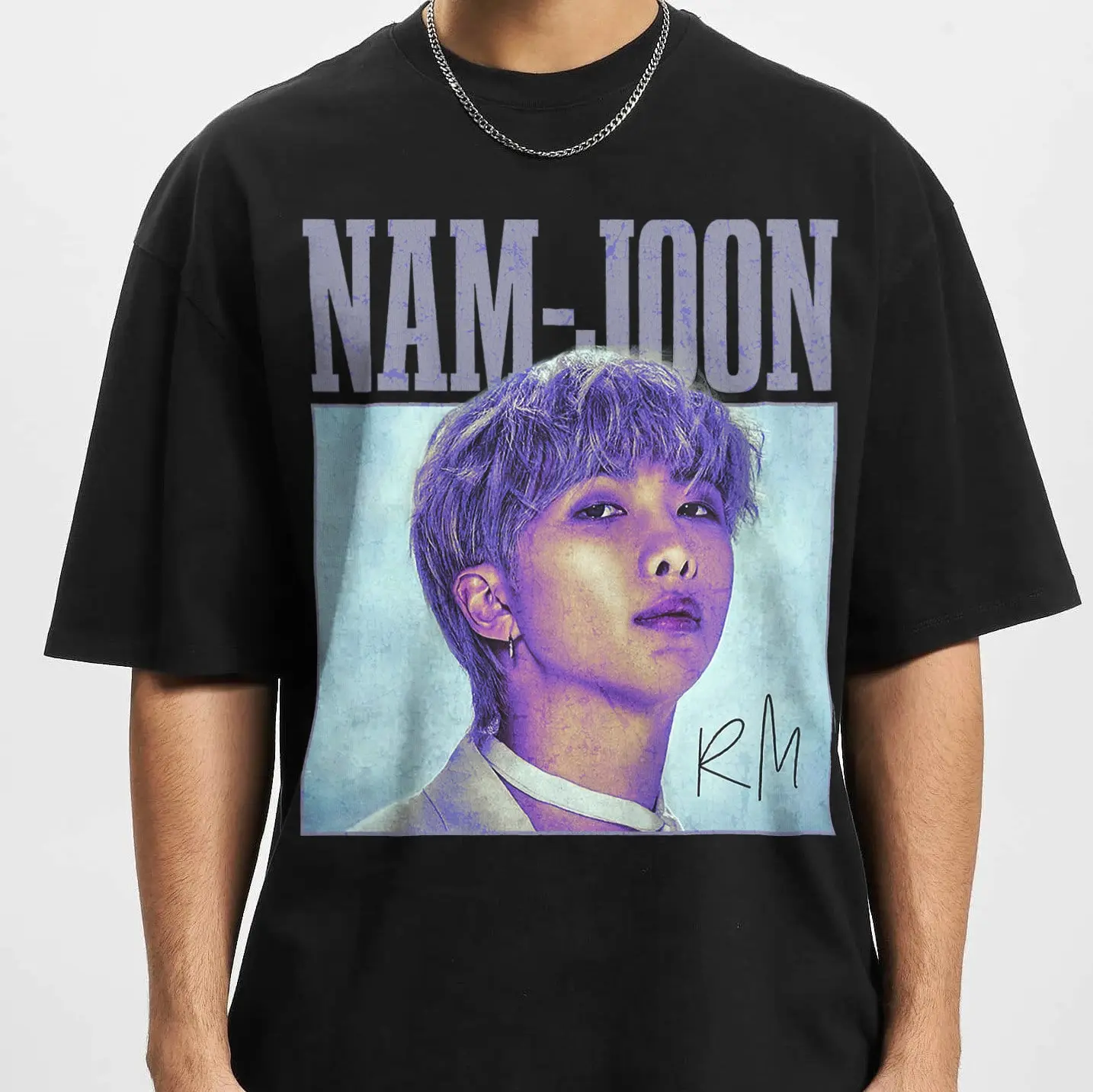 Namjoon Retro Shirt Namjoon Graphic Shirt Rapmonster Vintage Shirt Namjoon Sweatshirt Menswear Top