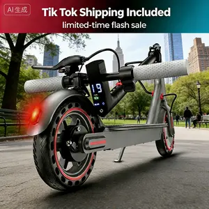 I19MPH B350W Foldable Electric Scooter 12 Miles Long Range 8.5'' Solid Honeycomb Tires Dual Brakes App Control Perfect for School & Urban