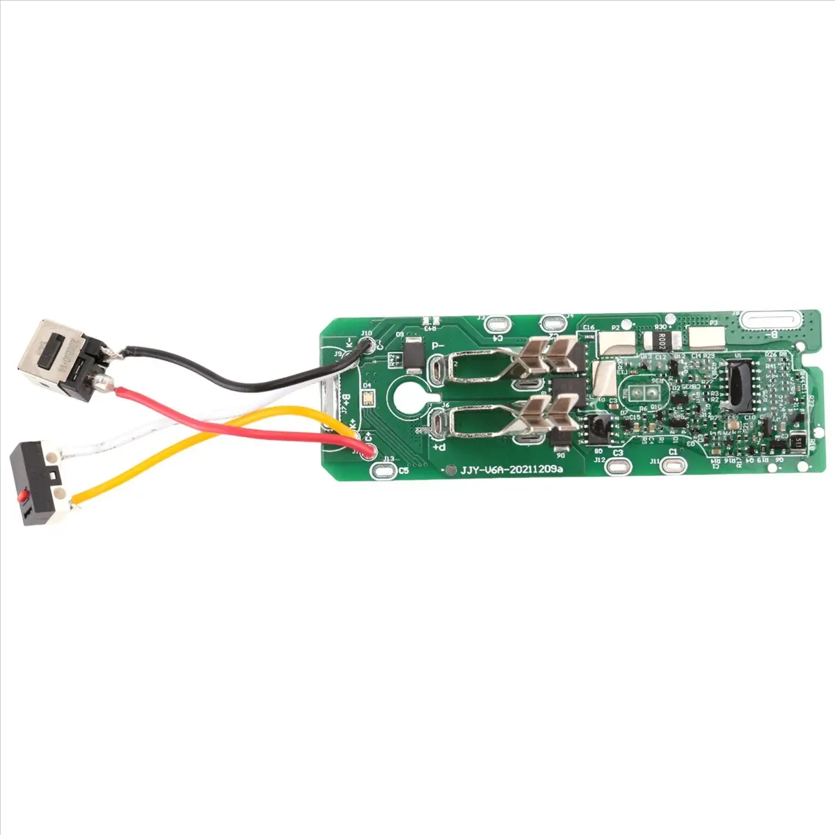 Li-Ion Battery Charging PCB Protection Board with PCB Material for Dyson 21.6V V6 V7 Vacuum Cleaners - Easy-to-Weld Design, Better Mold Adaptability, Tension Detection Welded Joints