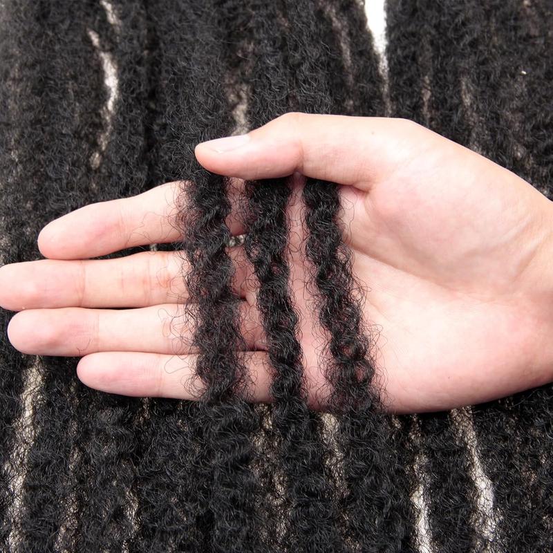 YXHAIR Hot Twist Braiding Hair 18 Inch Cuban Twist Hair 8 Packs COCO Twist Hair Afro Kinky Braids Crochet Hair Synthetic Braiding Hair Extensions for black women (18 Inch(Pack of 8),1B)