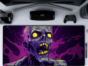 Zombie Themed Gaming Items Mousepad - Undead Desk Mat for Flesh-Eating Infestation Scenarios