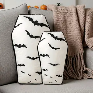Halloween Coffin Bat Pillows – 2 Sizes Available