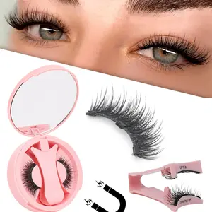 Magnetic Lash Set, Reusable No-Glue False Eyelashes with Applicator, Alcohol-Free Professional Eye Makeup Tool, Beauty Personal Care Accessories, Cosmetic