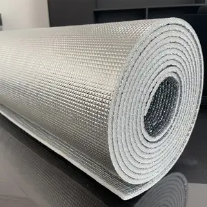 Double-Sided Aluminum Film Insulation Tape, Heat-Resistant Sunscreen Curtain, Roof Window Balcony Insulation Material, Pearl Finish