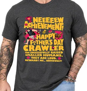 Tee, Legendary Dunge.on Dad Shirt, New Achievement Fathers Day Tee, Dun.geon Crawler Carl DCC Fan Funny LitRPG Gamer Dad Gift CL5