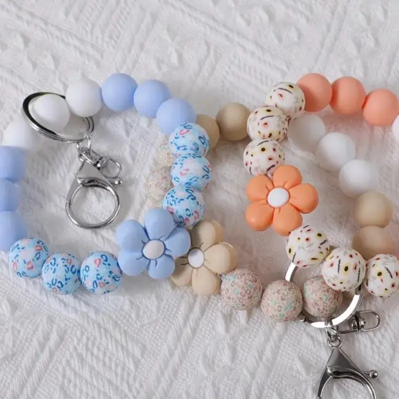 Custom Bead Keychains, Personalized Accessory for Keys and Bags