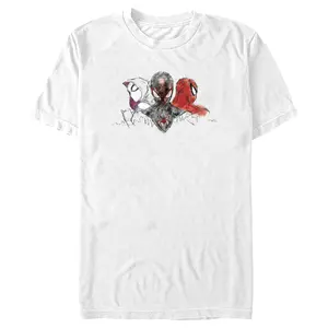 Men's Marvel: Spider-Man Team Sketch T-Shirt