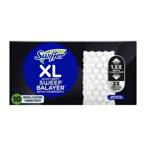 Swiffer Sweeper XL Heavy Duty Dry Floor Sweeping Cloths, Multi-Surface, Broom Alternative, 10 Count Procter & Gamble