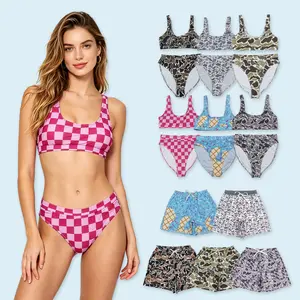 Camouflage Adult Women Two Pieces Summer Swimsuit - Comfortable Fit, Breathable Versatile Design, Ideal for Summer Beach Wear,Women Swimwear,Bikini Set