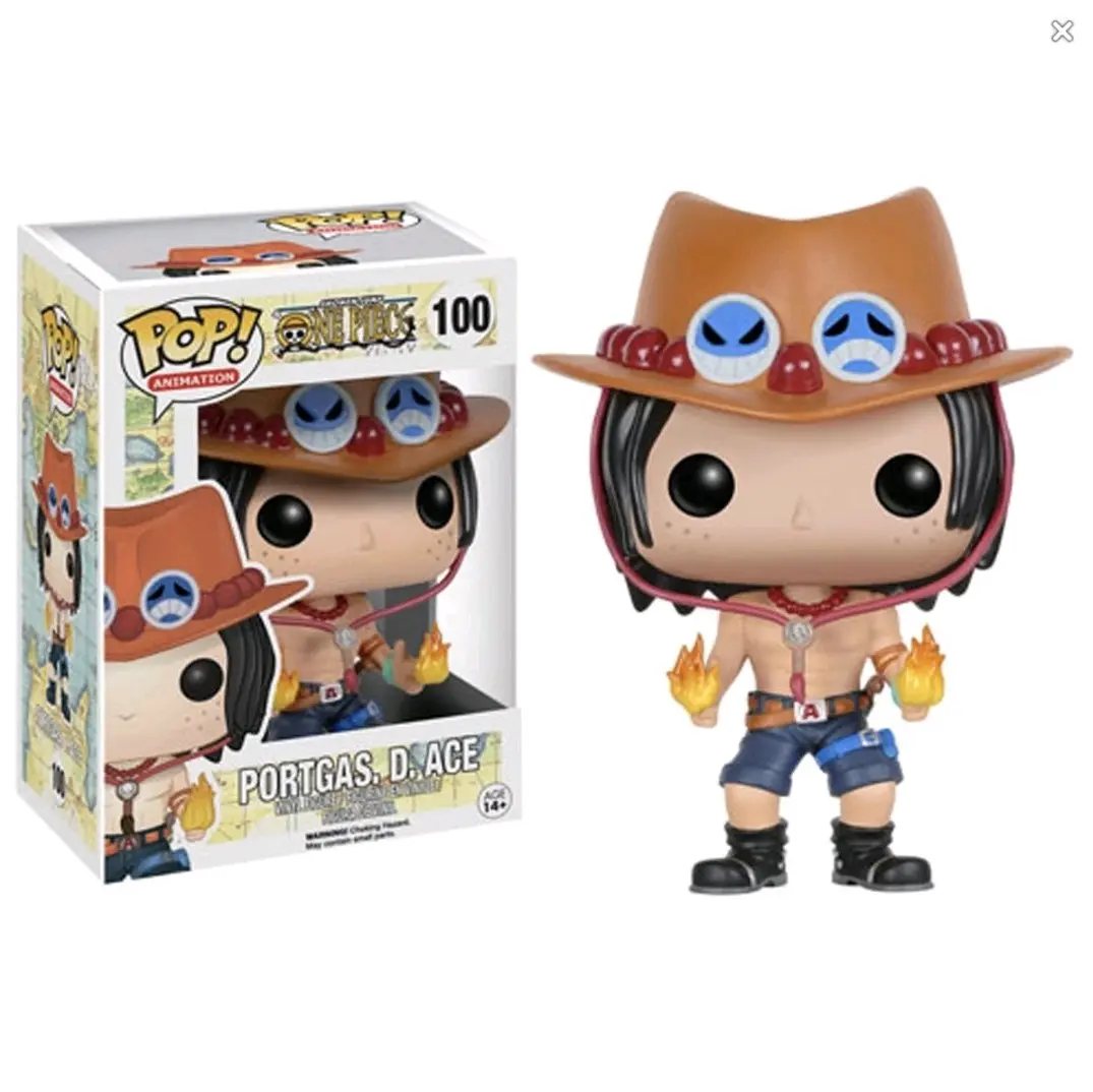 One Piece Portgas D. Ace Vinyl Figure #100