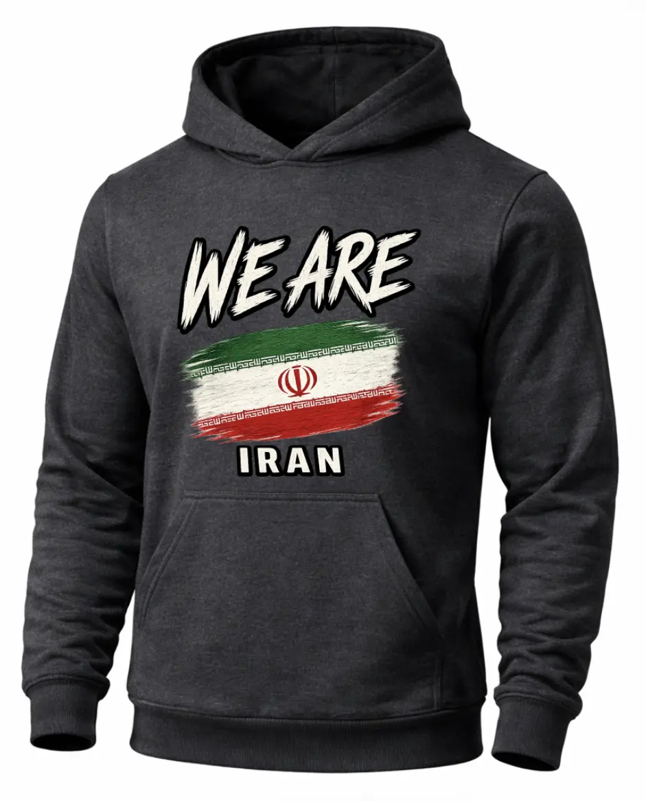 WE ARE Iran Flag Heritage Hoodie