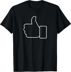 100% Cotton Thumbs Up, Funny, Jokes, Sarcastic T-Shirt