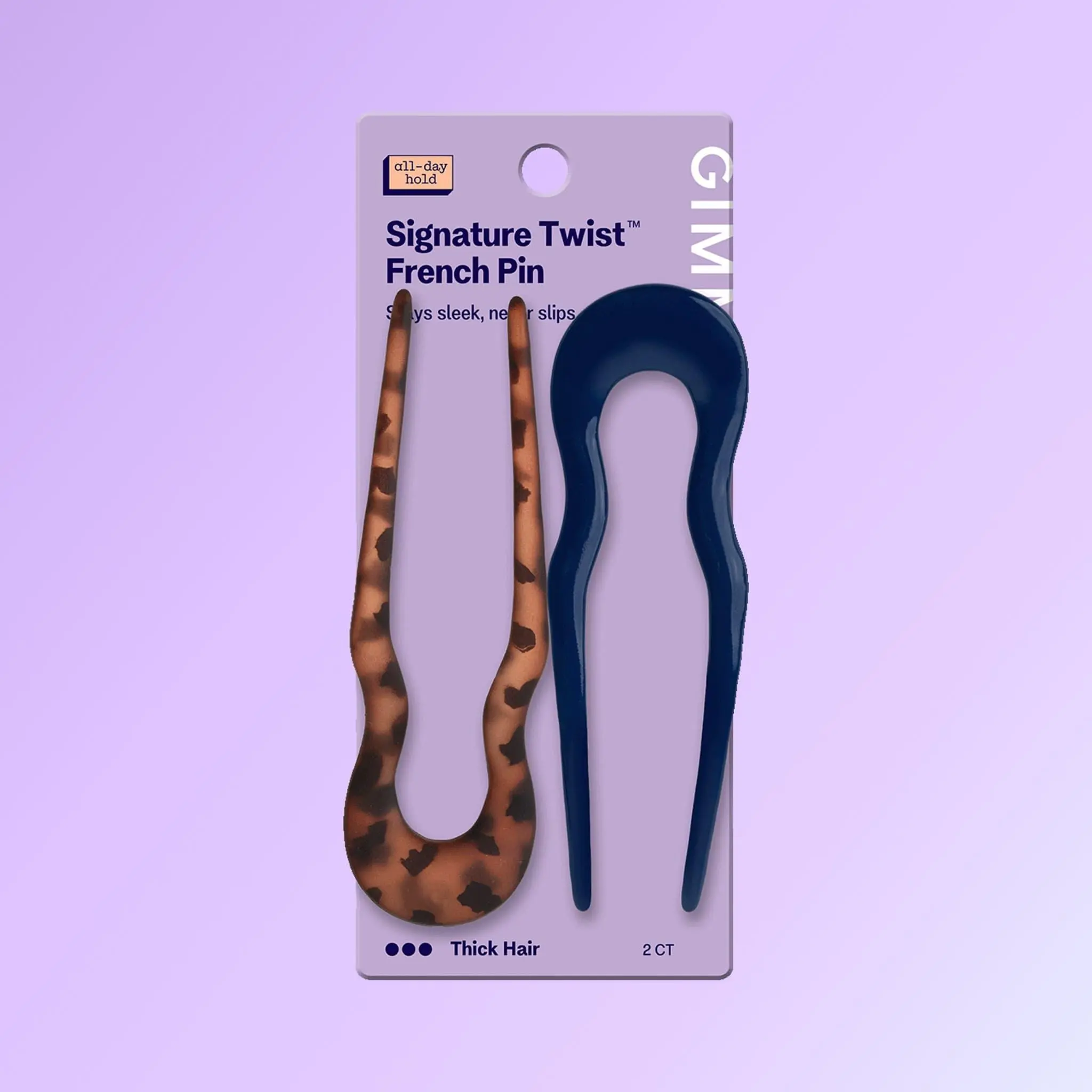 Signature Twist French Pins For Thick or Curly Hair