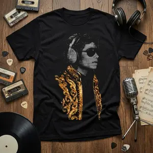 Michael Jackson Gold Jacket Graphic Adults and Youth T-shirt Sweatshirt, Vintage Style Fan Tee, y2k clothing men, Hip-hop Music Shirt, Vintage Graphic Rap Tee, King Of Pop Shirt, Unisex Cotton T-shirt, michael jackson shirts, Streetwear