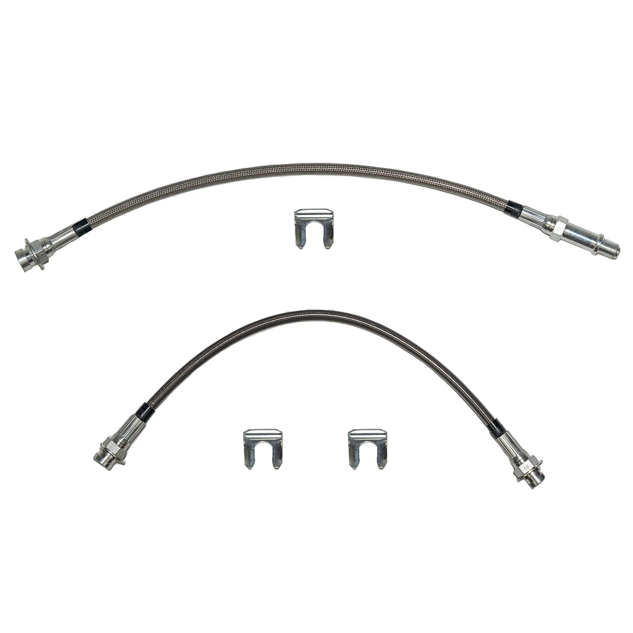 HSK0029SS - 66 Mopar B-Body, w/ Dana Brake Hose Kit; Braided Stainless