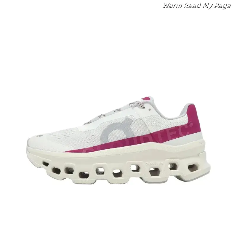 running sneakers,athletic training shoes,mesh knit sport footwear,hollow wave cushion sole,lightweight trainers,white fuchsia sneakers,unisex jogging shoes,outdoor walking sneakers,breathable workout shoes,casual daily sneakers