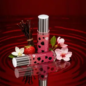 2PCS Pheromones Perfumes for Women, Long Lasting Mini Perfume, Sensual Grown-Up Floral and Fruity Fragrance, Travel Size, Rollerball with Sweet, Jasmine, Feminine Scent 0.34 oz (10 mL)