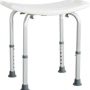 Shower Bench Anti-Slip Bathroom Bench Adjustable Bath Chair Ergonomic Chair with Suction Feet 150KG(330lb) Weight Capacity for Showers or Bathtubs