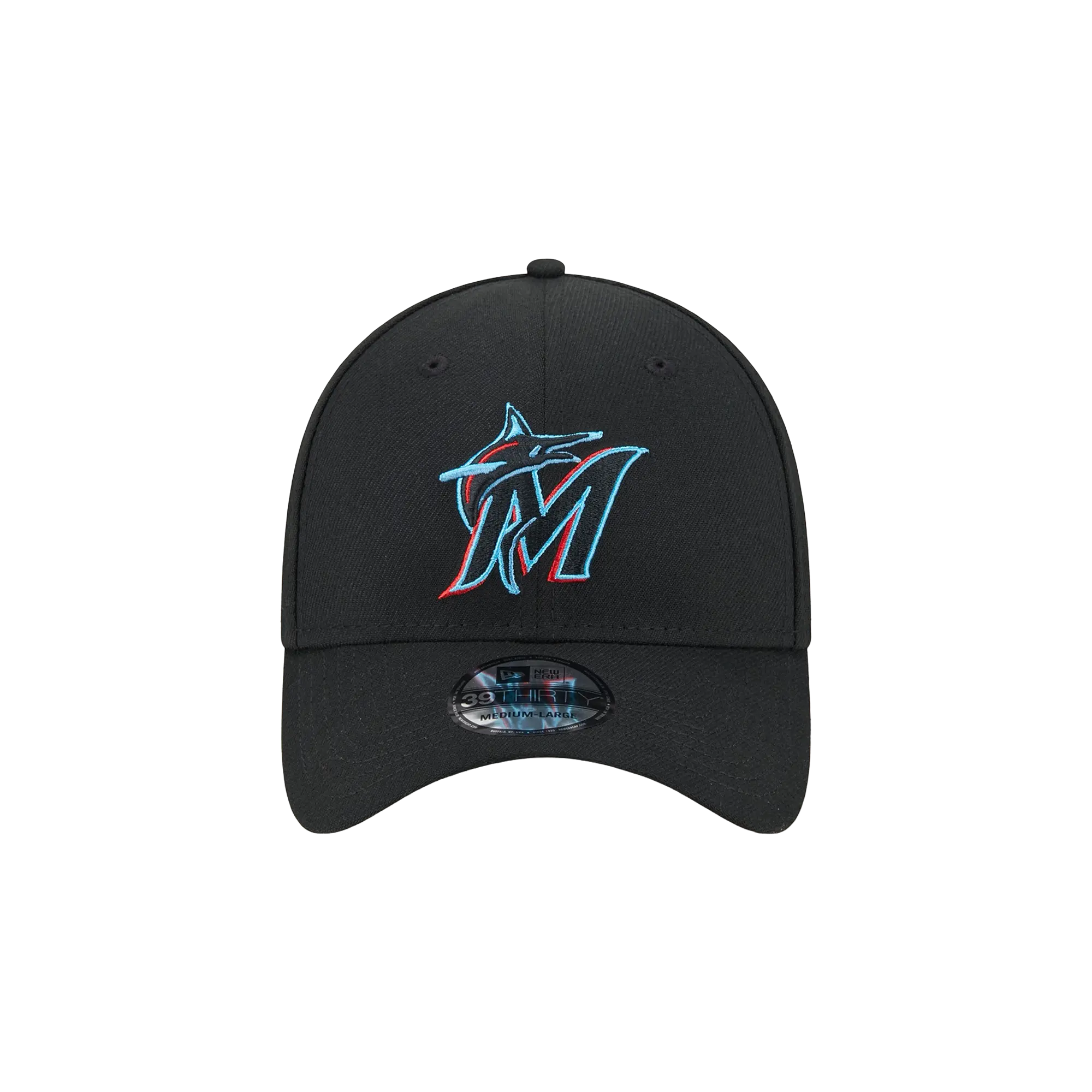 39THIRTY Miami Marlins Father’s Day Flex Fit Hat "Black / Teal - Under Brim" NE895