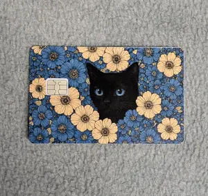Mew Mew in the Blue Flowers #346 Card Protector Sticker, Overlay, Decorative Only