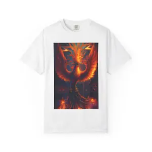 Phoenix Flame Unisex T-shirt, Vintage Graphic Tee, Festival Shirt, Unisex Apparel, Gift for Fire Sign Lovers