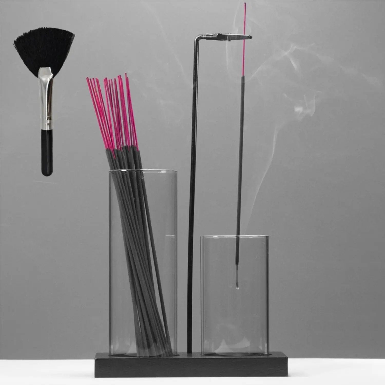 2 in 1 Incense Holder , Upside Down Anti-Ash Incense Stick Burner for Outdoor Patio, Modern Vertical Incense Holder for Home Decor, Spa, Meditation - Home Improvement.