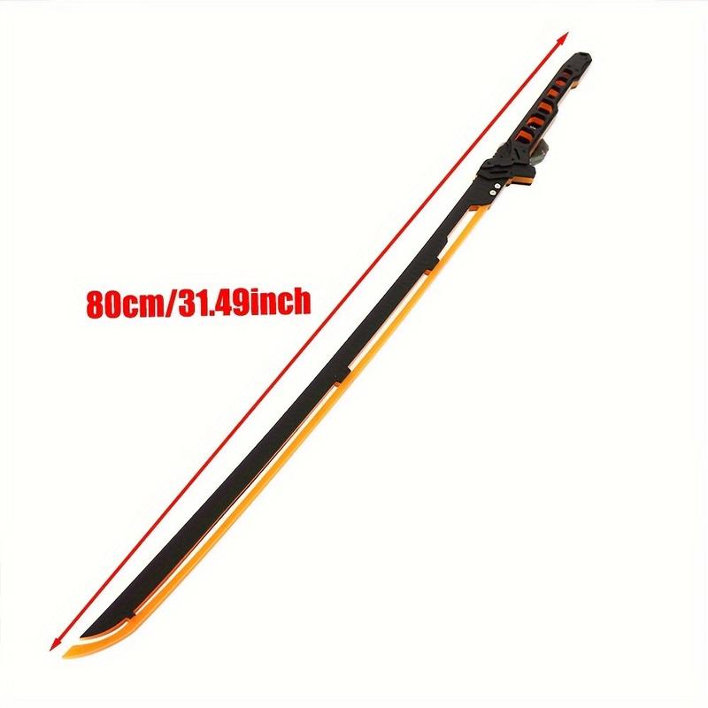 80Cm LED Samurai Sword Replica - Stunning Illuminated Prop for Events, Cosplay, and Photography Sessions