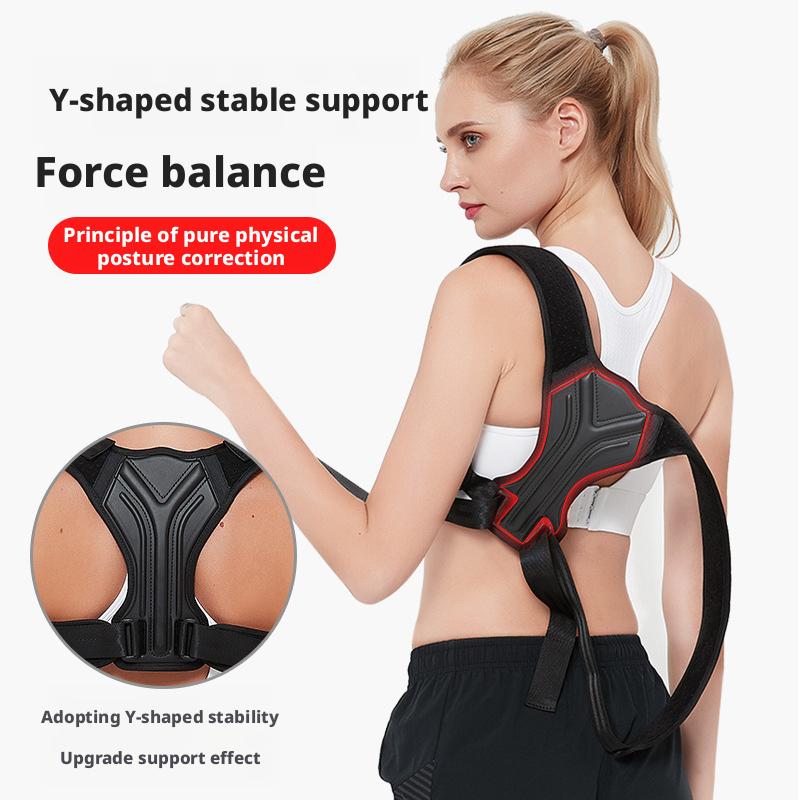 Unisex Adult Straight Back Invisible Inner Wear Lightweight Adjustable Back & Shoulder Support for Home Office & Sports Unisex Adult Straight Back Invisible Inner Wear Lightweight Adjustable Back & Shoulder Support for Home Office & Sports