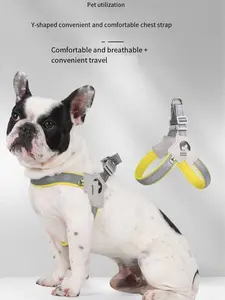 Dog Chest Strap Saddle Pet Strap Breathable Reflective Dog Sling Pet Hand Rope