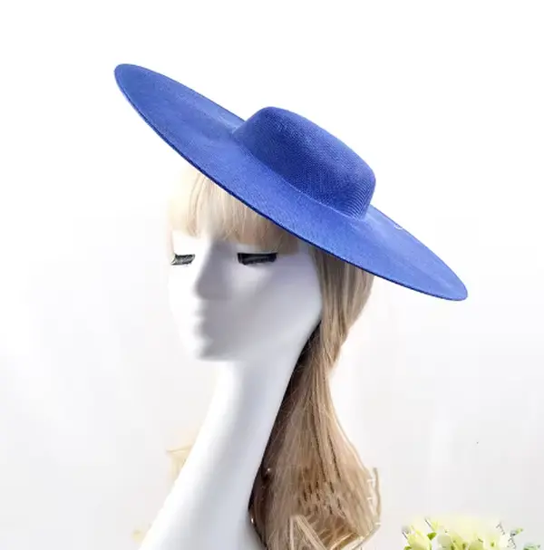 37cm Wide Brim Sinamay Fascinator base | DIY Kentucky | DIY Derby Hat base for hat making - Not ready to wear -Ready to ship now