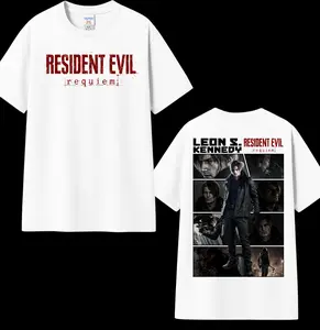 Leon S. Kenedy Resident Evil Requiem Art Character 2026 T-Shirt , Best Gift for fan  Resident Evil Shirt
