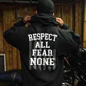 Respect All Fear None Hoodie