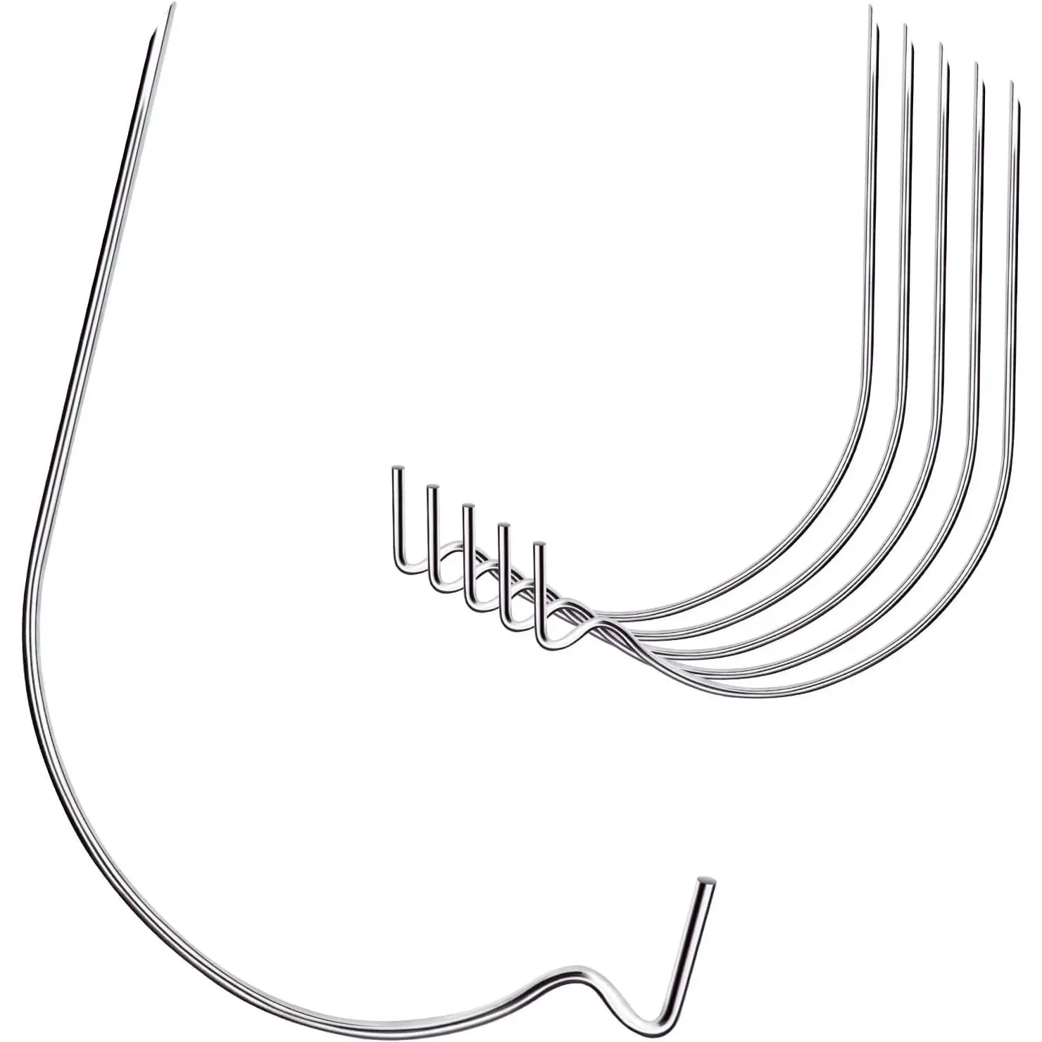 Picture Hanger Super Hook 30 count,High-Quality Steel Picture Hanger Hercules Hooks, for Drywall,  Wall, Plaster Wall, can Hang Photos, Art, Clock, Mirror