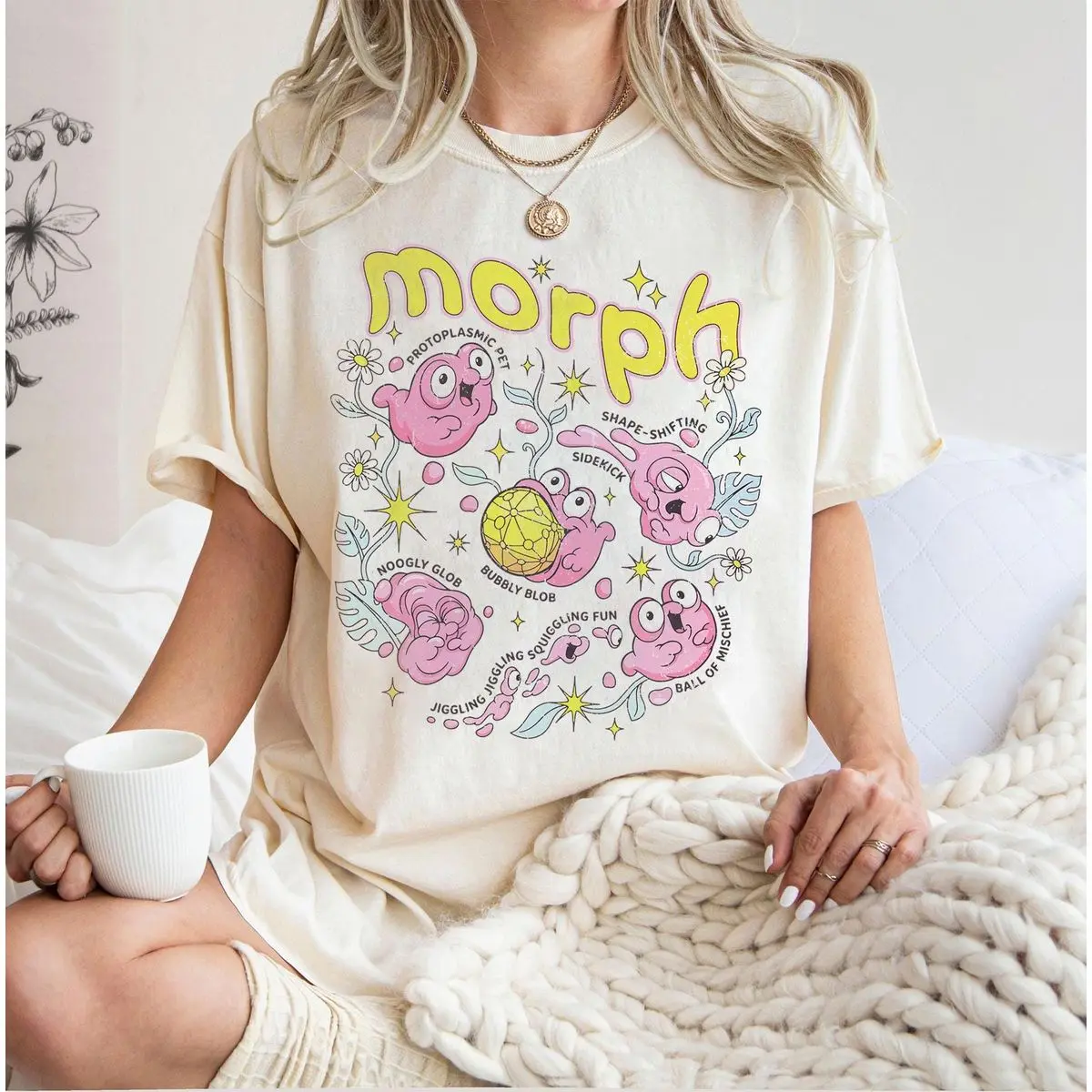 Comfort Colors Vintage Morph Inspired Shirt, Retro Space Graphic Tee, Cute Character T Shirt, Treasure Planet Inspired Family Trip Outfit, Unisex Garment-Dyed Tee, Crewneck Top