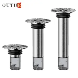 Universal Floor Drain Odor Preventer Extension Pipe with Overflow Anti Insect Seal Cover for Bathroom Sewer Drainage System