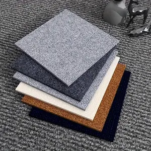 Self-adhesive Floor Carpet, 10/20/30pcs Area Rug, Easy To Cut Square Rug for Office Use, Household Rug for Home Living Room Bedroom