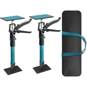 Adjustable Support Pole, Cabinet Jacks  Installing Cabinets, Telescoping Support Poles Range from 13.8'' to 24.6'' Third Hand Tool  Installation, 132 LB Capacity, 2 Packs