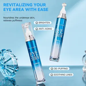 Eye Serum Eye Cream Effective Dark Circles Reduction, Nourishes Under-Eye Skin, Soothes Swelling, Smooths Fine Lines, Non-Sticky, All Ages, Brighten