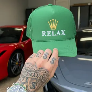 Relax Cap, Embroidered Cap with Real Embroidery & Adjustable Back Strap for Unisex Everyday Wear