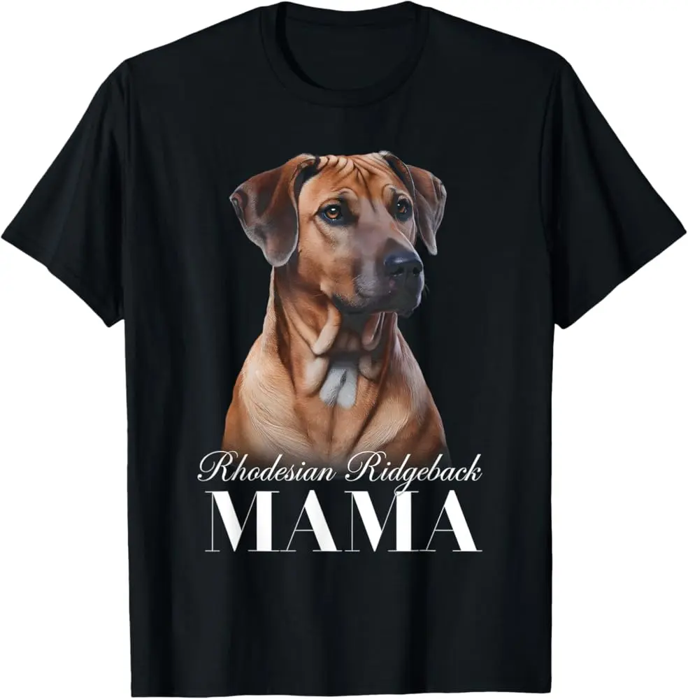 Rhodesian Ridgeback Mama T-Shirt | Unisex Cotton T-Shirt | Unique Gift Tee