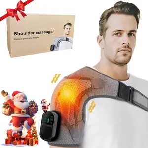 Electric Shoulder Heating Vibration Massager, Shoulder-Neck-Back Massager, Back Massager, Neck-Shoulder Fascia Release Massager, Body Care Product, Shoulder Protection，Professional Unisex Shoulder Relaxation Massager