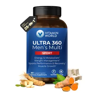 Vitamin world ULTRA 360 Men's Multivitamin Sport Healthcare Supplement,Fitness,Muscle