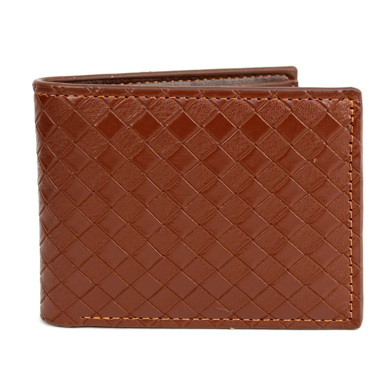 Men's Classic Synthetic Bi-Fold PU Leather Card Holder Wallet - Slim Everyday Carry, Easy Care, Extra Flap Pocket, 4.5 x 3.5 in Slips Into Jeans Pockets, Boxed for Gifting