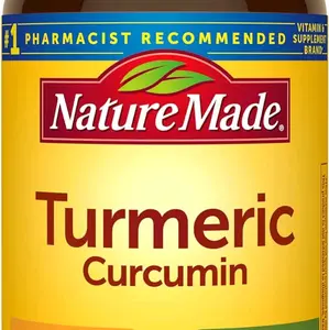 Herbal Supplement: Turmeric Curcumin 500mg - 60 Capsules for Antioxidant Support Edible Dietary