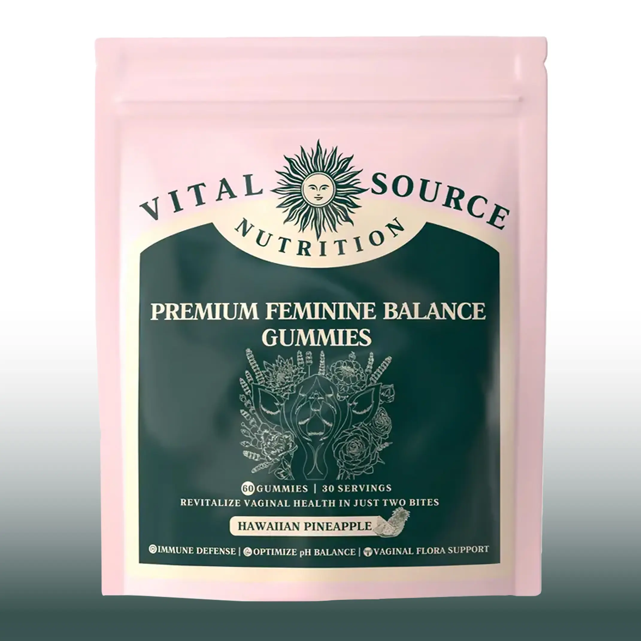 VITAL SOURCE NUTRITION ViXi Feminine Balance Gummies | Ashwagandha & Vitex | Women's Daily Wellness Support | Vegan Non-GMO | 3-Bottle Value Set
