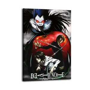 Death Note Canvas Painting Oil Painting Wall Art Canvas Poster Decorative Painting Corridor Decoration Home