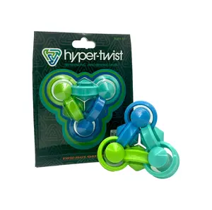 Hyper-Twist –Hypnotic Fidget Toy, Glide The Rings for a Hypnotic Loop That Spins Again and Again, Fidget Spinner, Relaxing