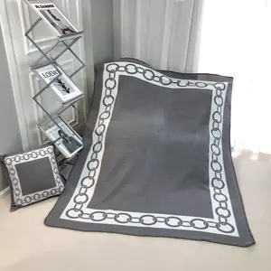 Trendy Fashionable New High-End Cozy H Blanket Patio Furniture Decor, Ultra-Soft, Ideal For Office Nap Sofa, Bed, Travel, Camping, All Seasons, Home Lightweight Comforter, Best Gift For Friends And Family