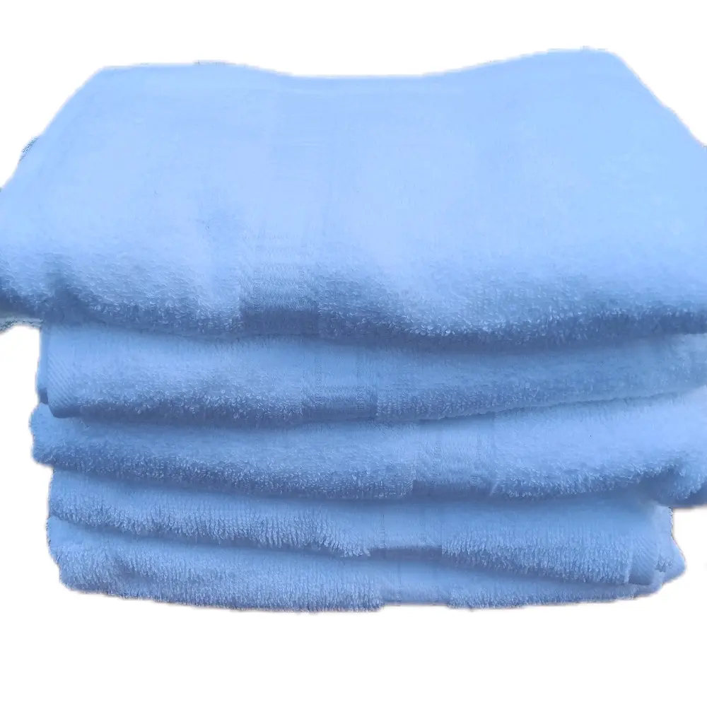 Bath Towels White 100% Cotton 5pc Set Soft and Absorbent for Daily Use
